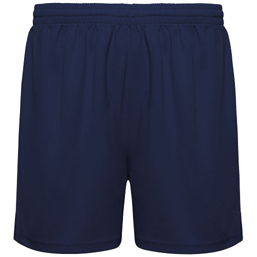 Short de sport personnalisé unisexe 140gr Player ROLY Bleu marine